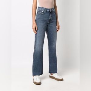 Tommy Hilfiger Denim Betsy Loose Mid Rise Embroidered Logo Jeans